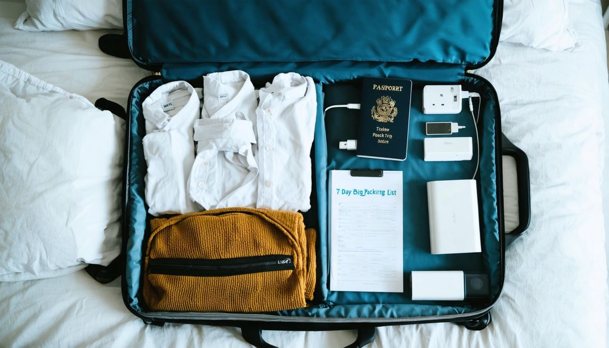 7 Günlük Tatil İçin Eksiksiz Seyahat Hazırlıkları Kontrol Listesi