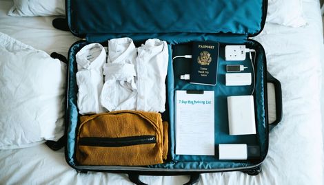 7 Günlük Tatil İçin Eksiksiz Seyahat Hazırlıkları Kontrol Listesi